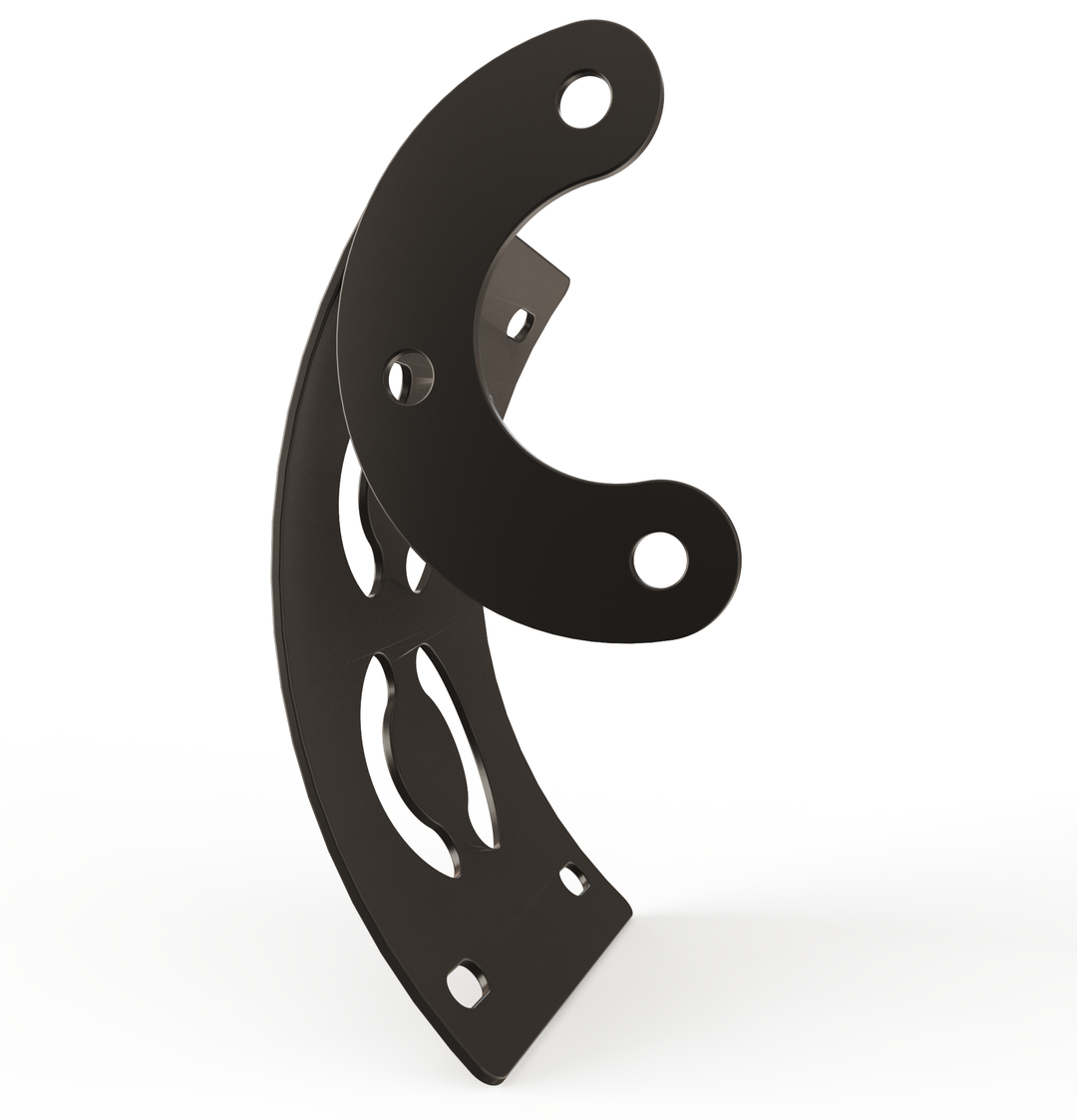 Custom Part Multi Fit Vertical License plate bracket (CURVED)