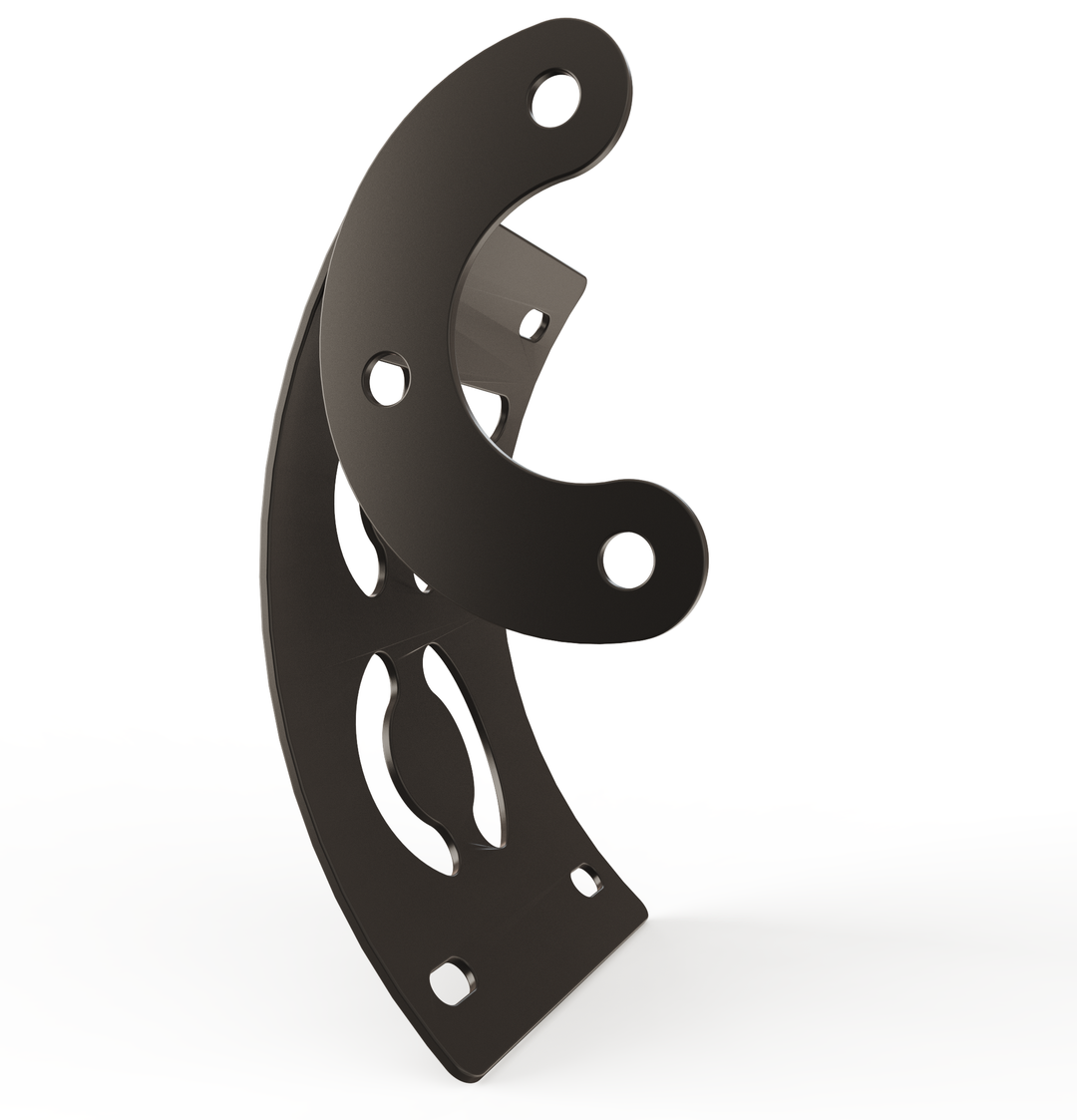 Custom Part Multi Fit Vertical License plate bracket (CURVED)