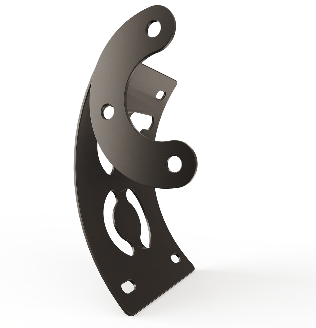 Custom Part Multi Fit Vertical License plate bracket (CURVED)