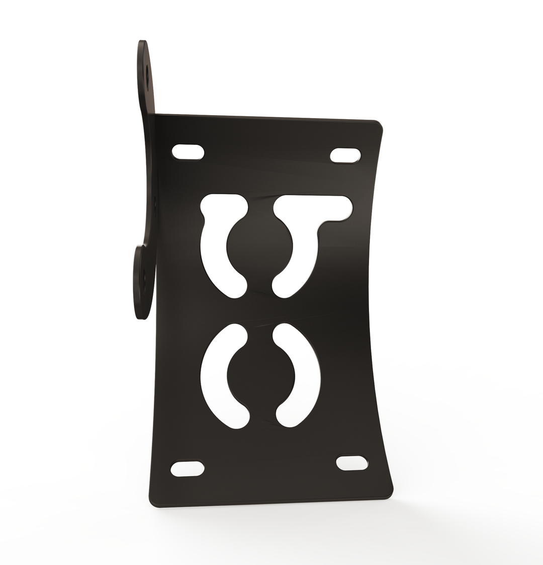 Custom Part Multi Fit Vertical License plate bracket (CURVED)