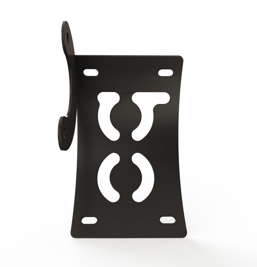 Custom Part Multi Fit Vertical License plate bracket (CURVED)
