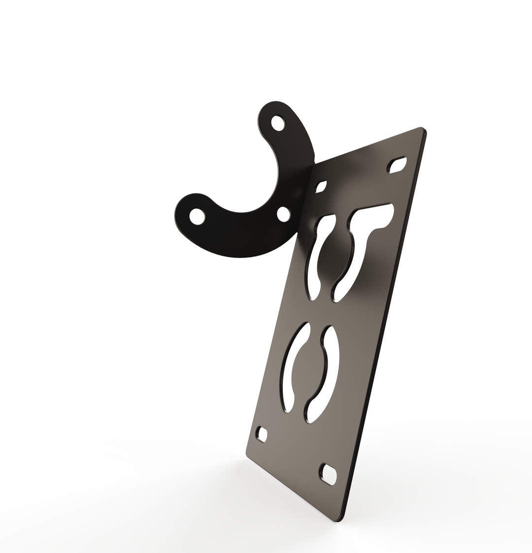 Custom Part Multi Fit Vertical License plate bracket