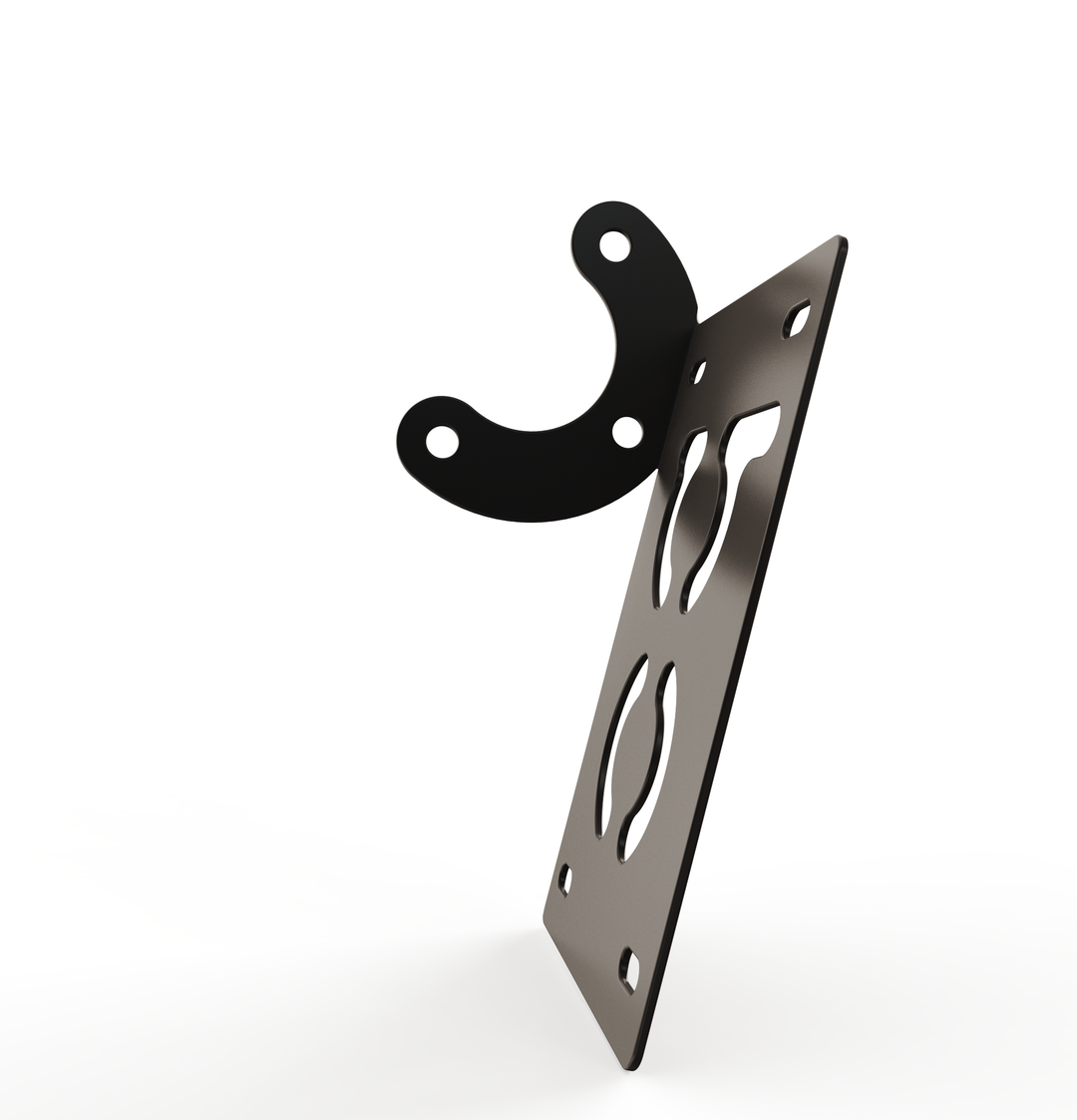 Custom Part Multi Fit Vertical License plate bracket