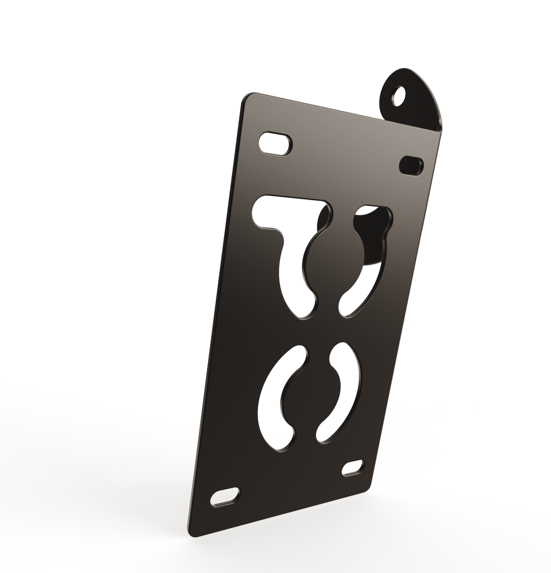 Custom Part Multi Fit Vertical License plate bracket