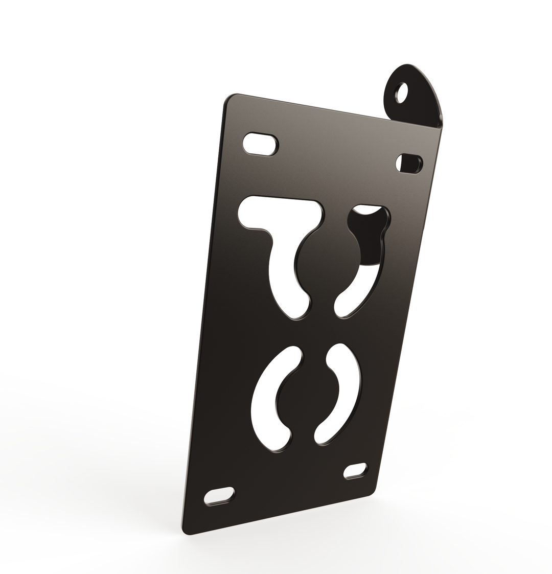 Custom Part Multi Fit Vertical License plate bracket