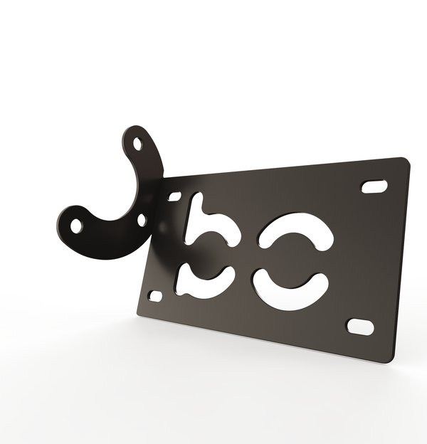 Custom Part Multi Fit Horizontal License plate bracket