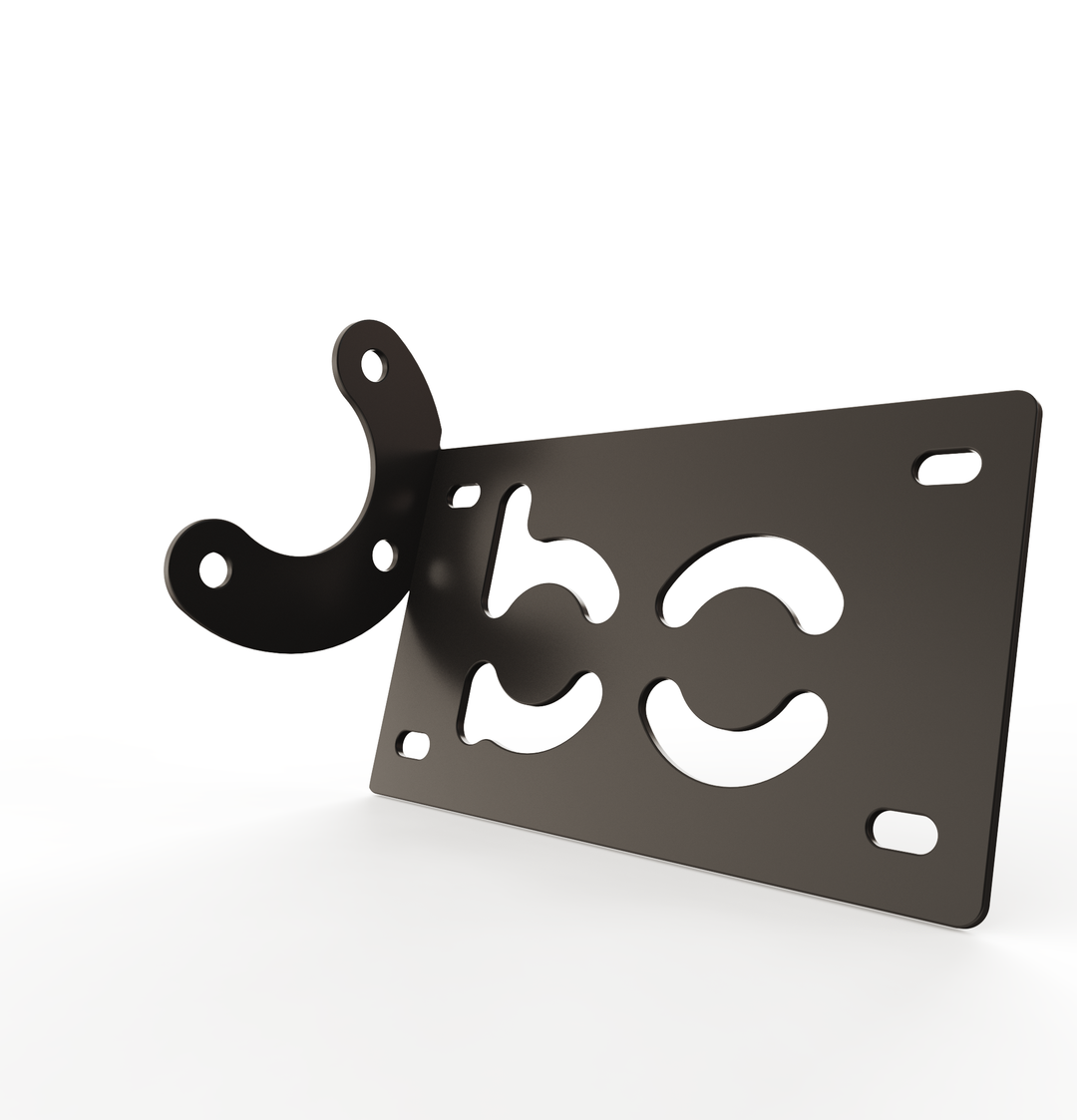 Custom Part Multi Fit Horizontal License plate bracket
