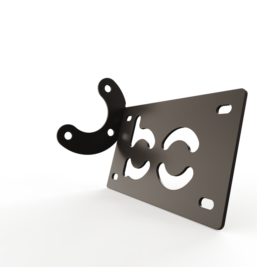 Custom Part Multi Fit Horizontal License plate bracket