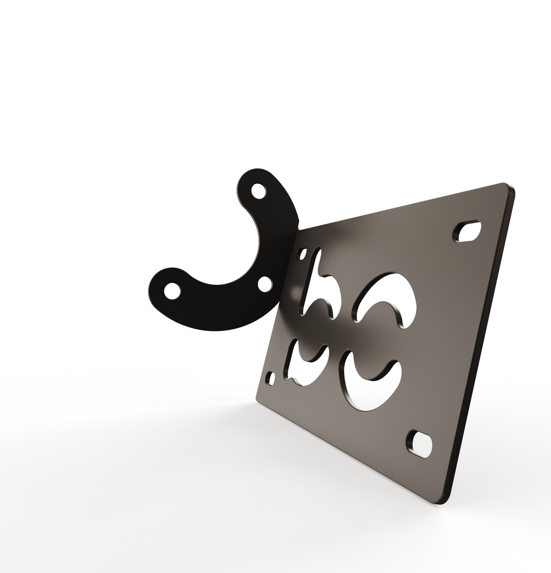 Custom Part Multi Fit Horizontal License plate bracket