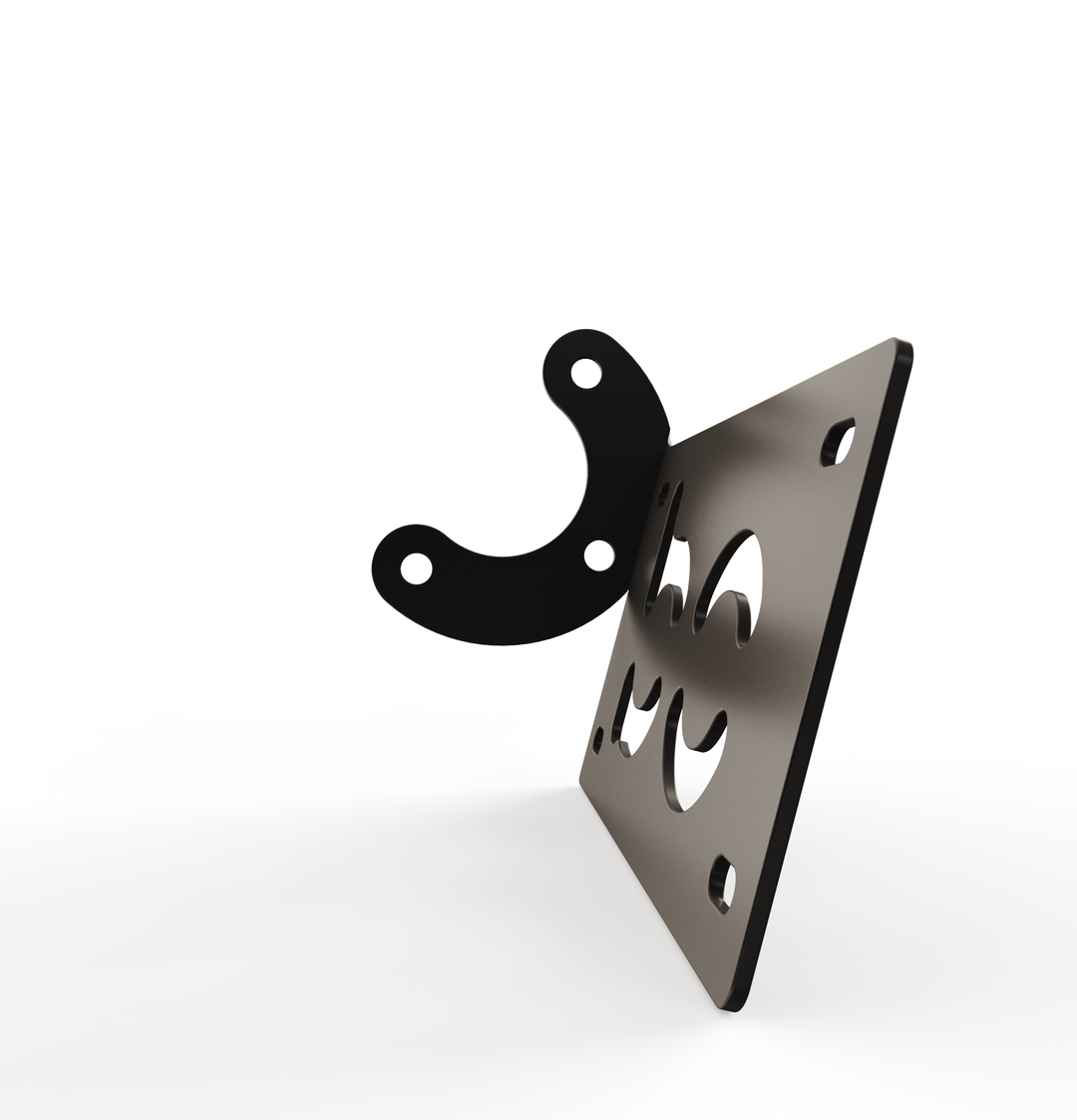 Custom Part Multi Fit Horizontal License plate bracket