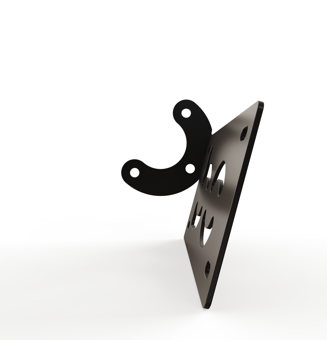 Custom Part Multi Fit Horizontal License plate bracket