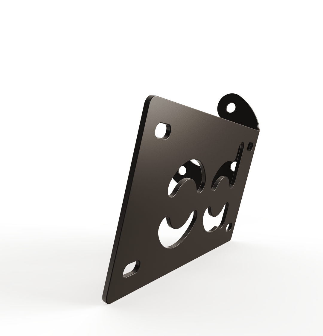 Custom Part Multi Fit Horizontal License plate bracket