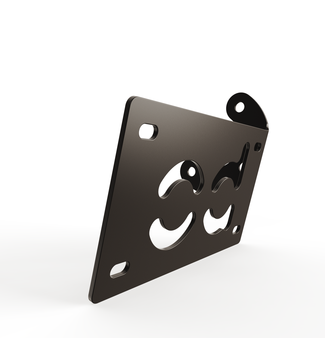 Custom Part Multi Fit Horizontal License plate bracket