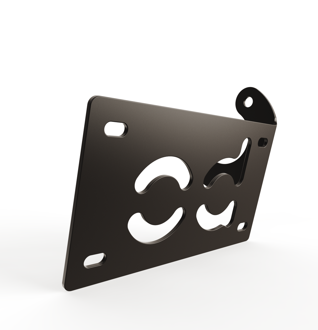 Custom Part Multi Fit Horizontal License plate bracket