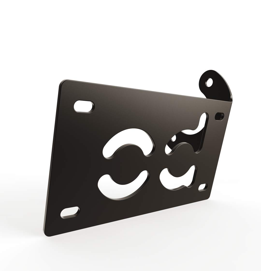Custom Part Multi Fit Horizontal License plate bracket
