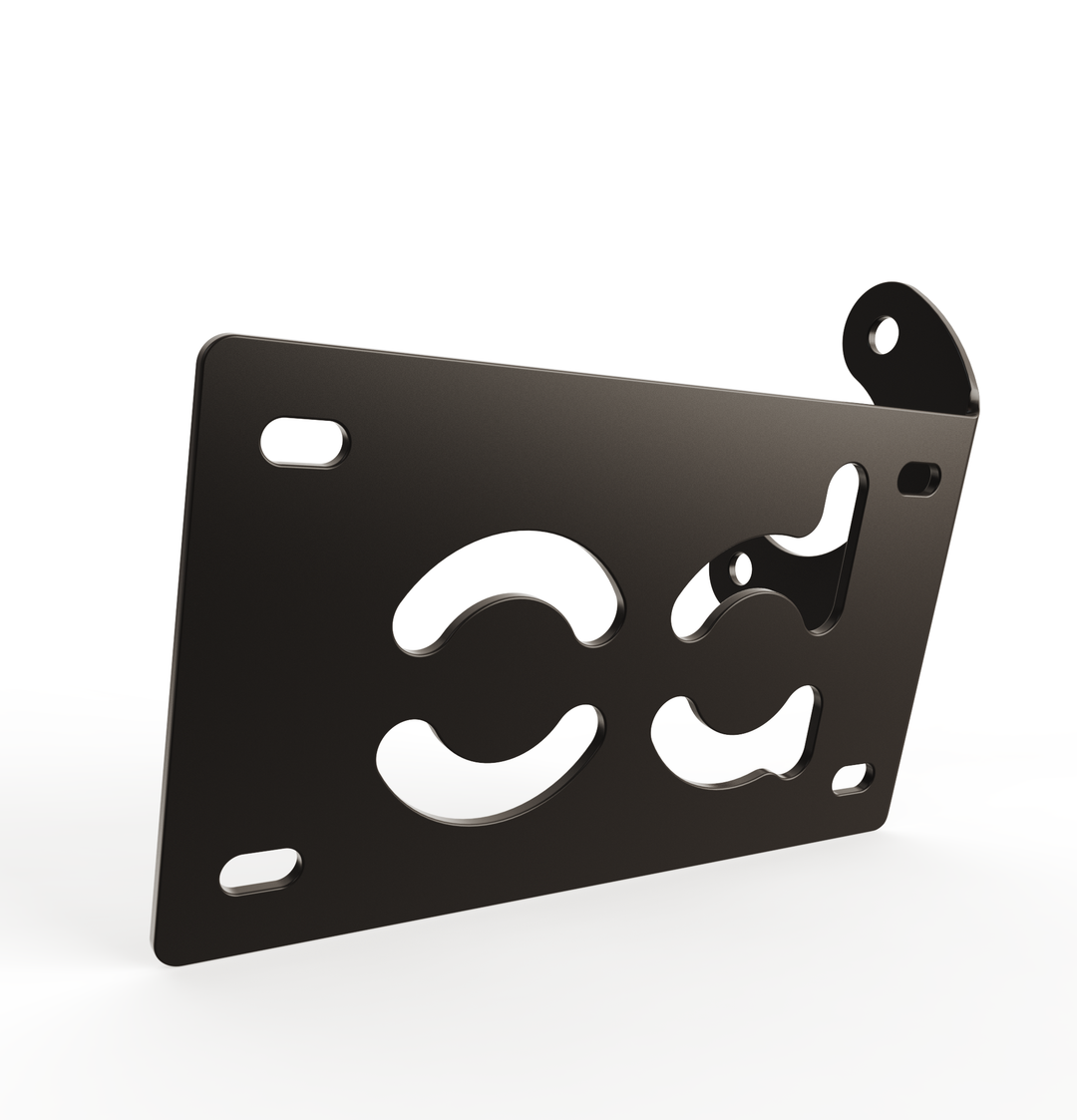 Custom Part Multi Fit Horizontal License plate bracket
