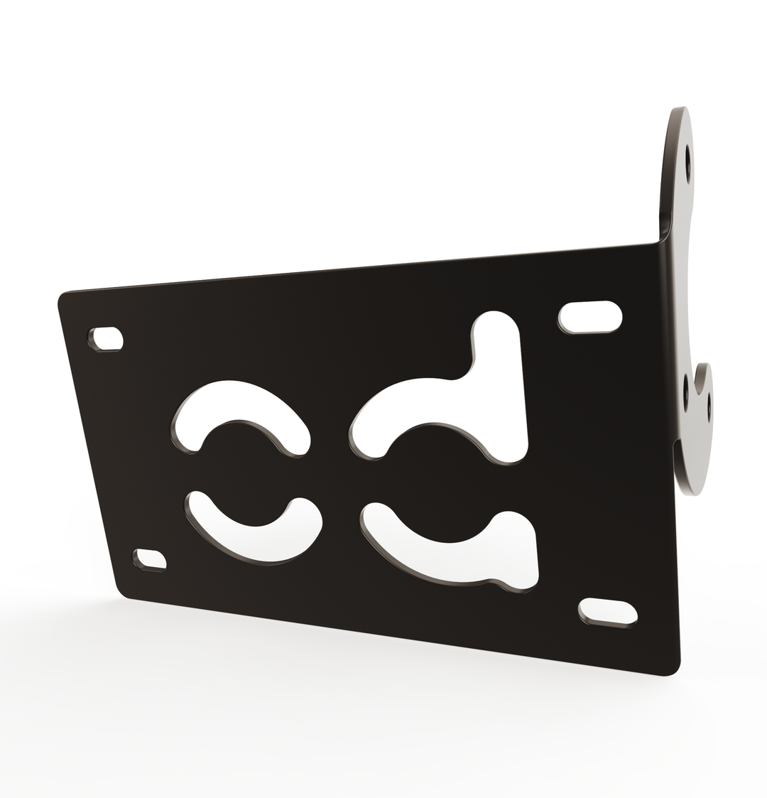 Custom Part Multi Fit Horizontal License plate bracket