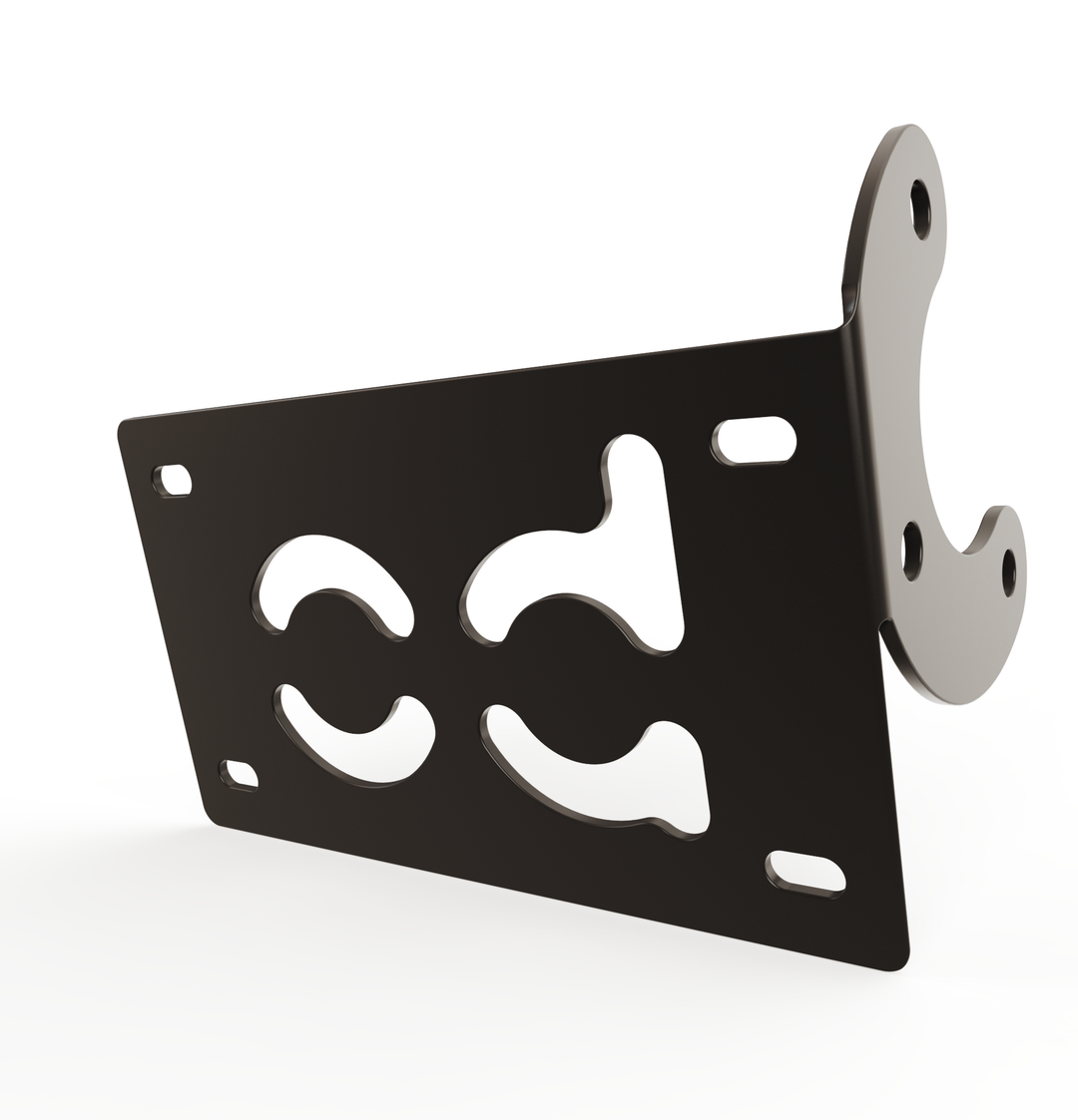 Custom Part Multi Fit Horizontal License plate bracket