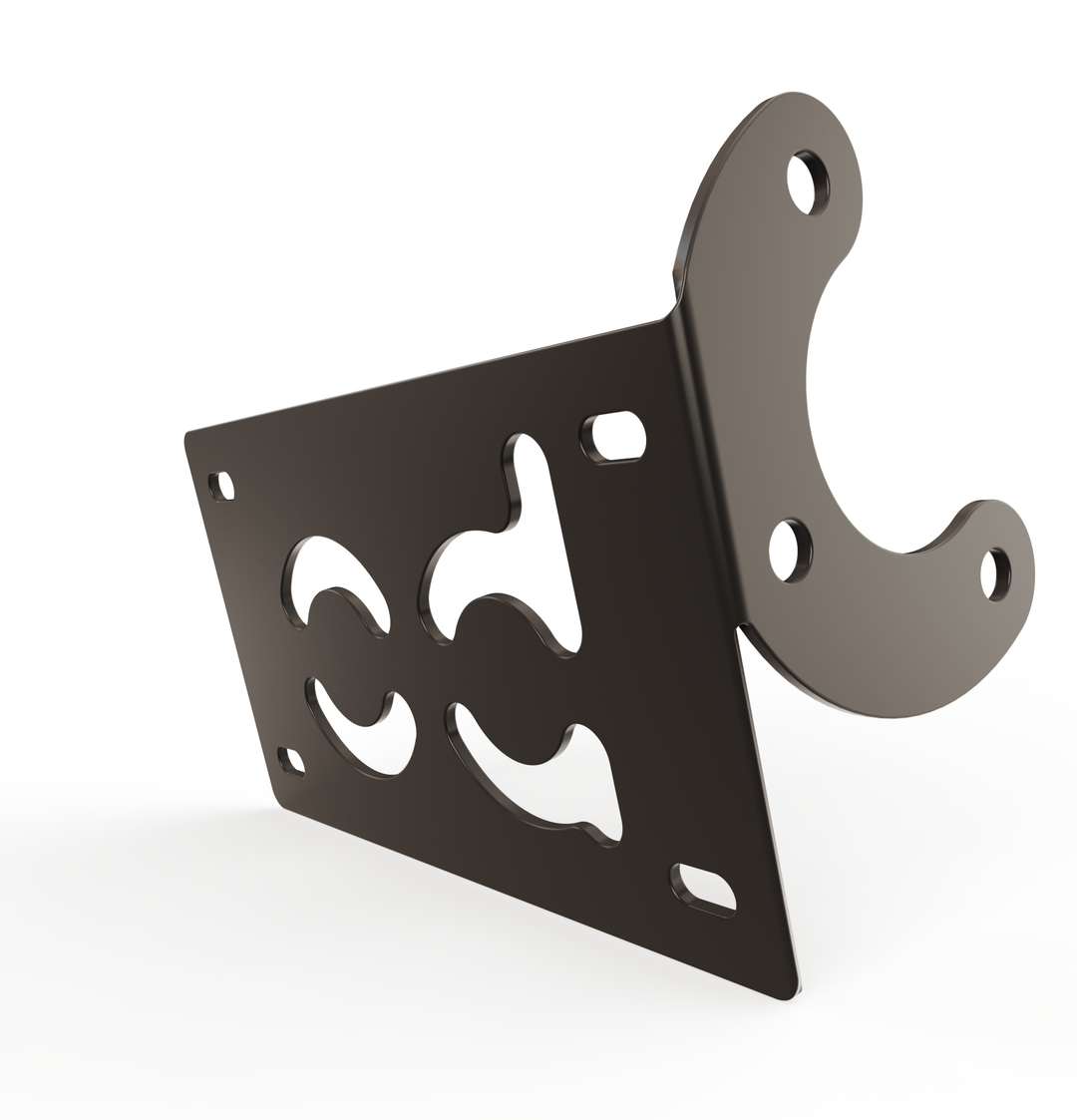 Custom Part Multi Fit Horizontal License plate bracket