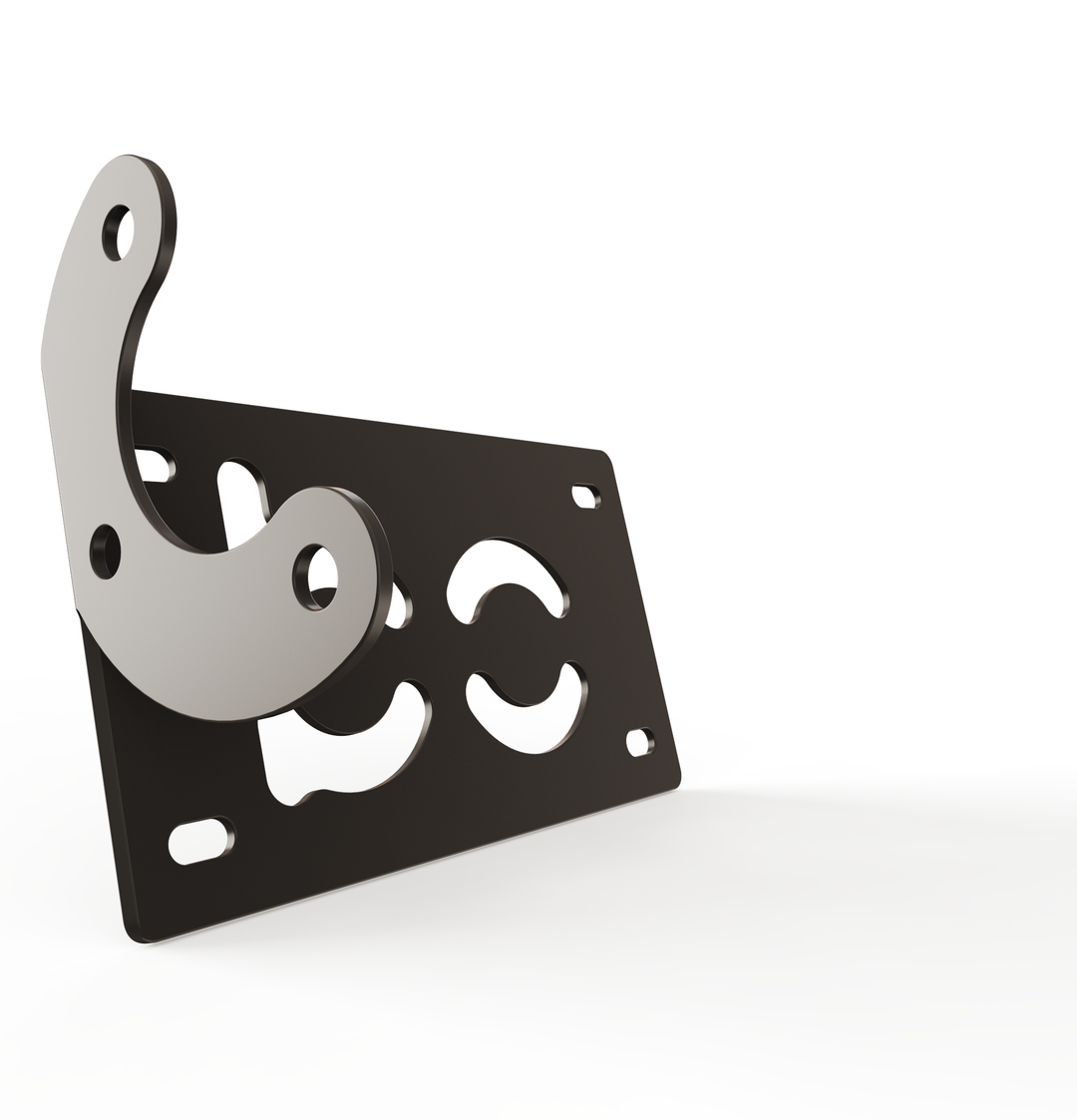 Custom Part Multi Fit Horizontal License plate bracket