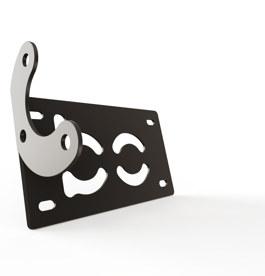 Custom Part Multi Fit Horizontal License plate bracket