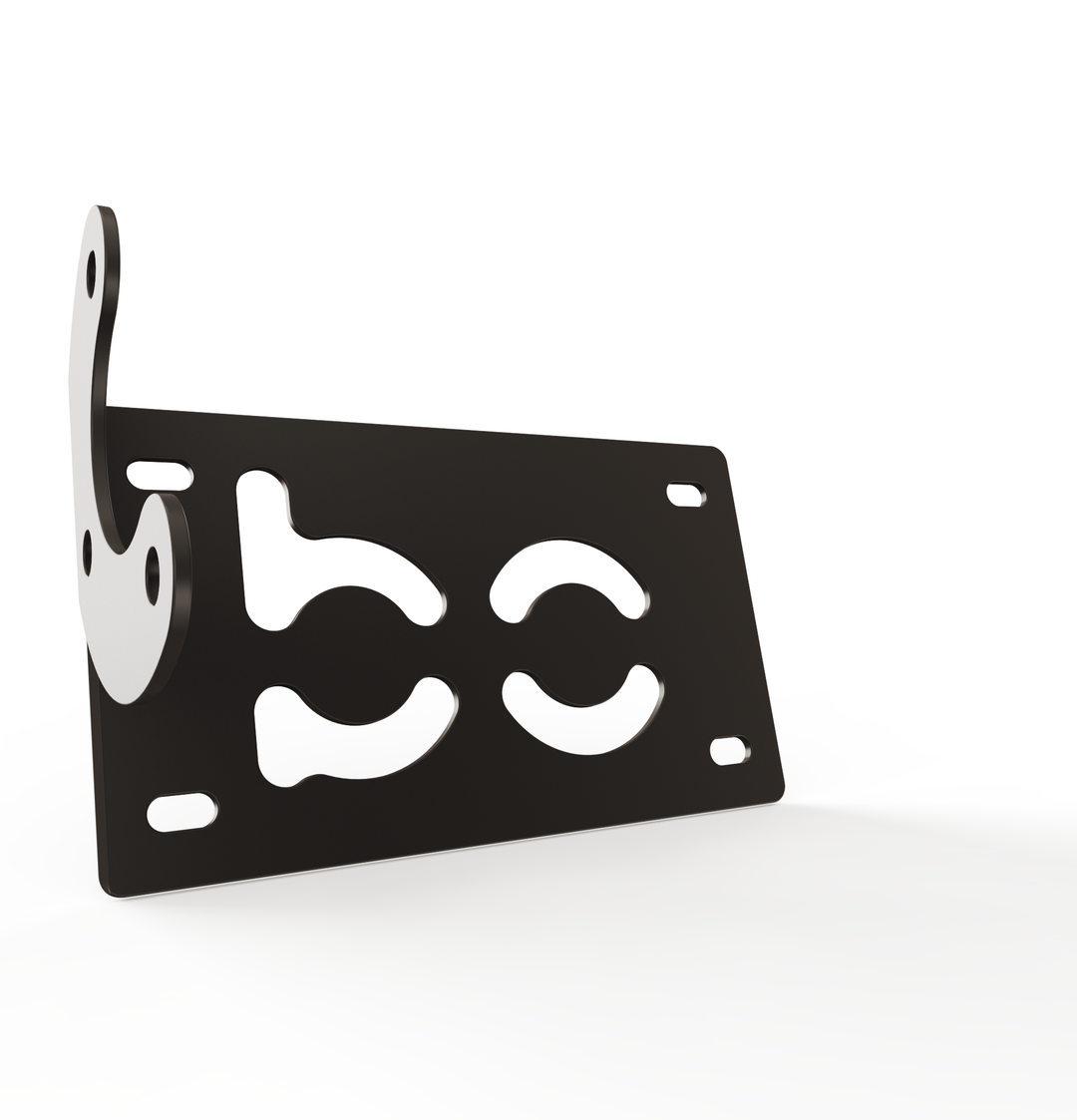 Custom Part Multi Fit Horizontal License plate bracket