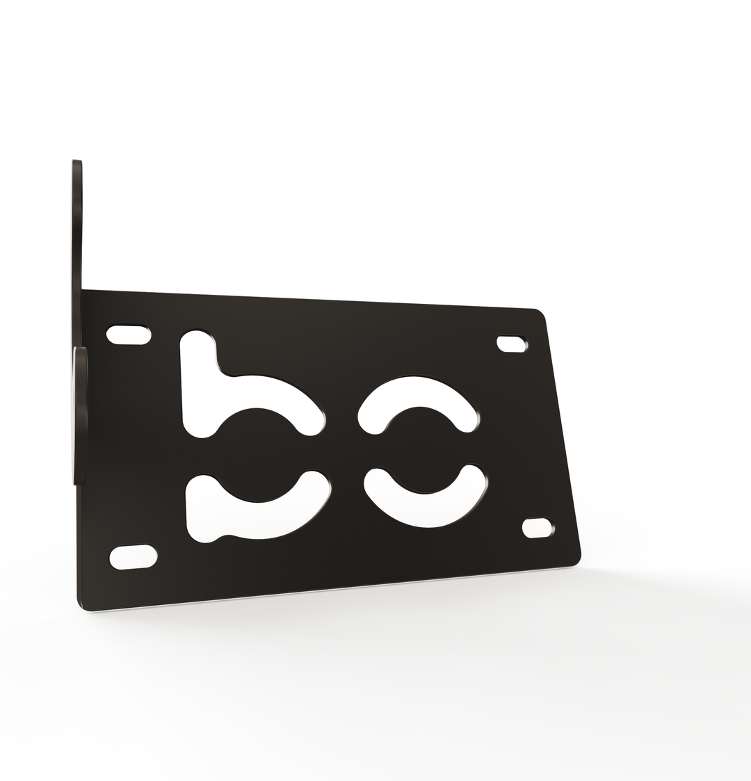 Custom Part Multi Fit Horizontal License plate bracket