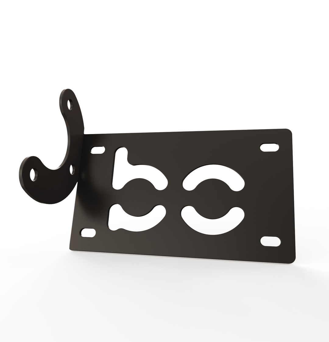 Custom Part Multi Fit Horizontal License plate bracket