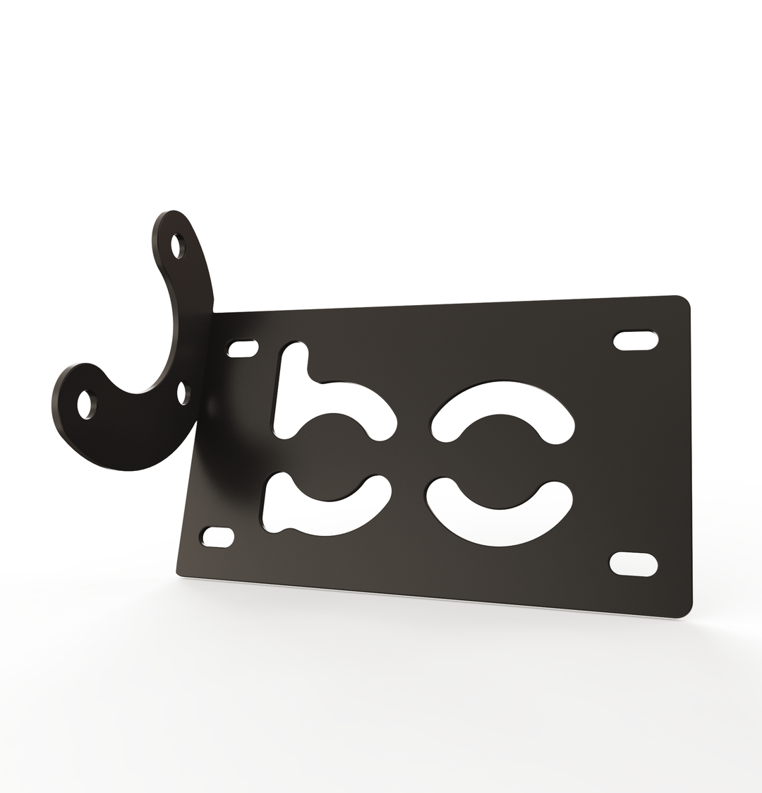 Custom Part Multi Fit Horizontal License plate bracket