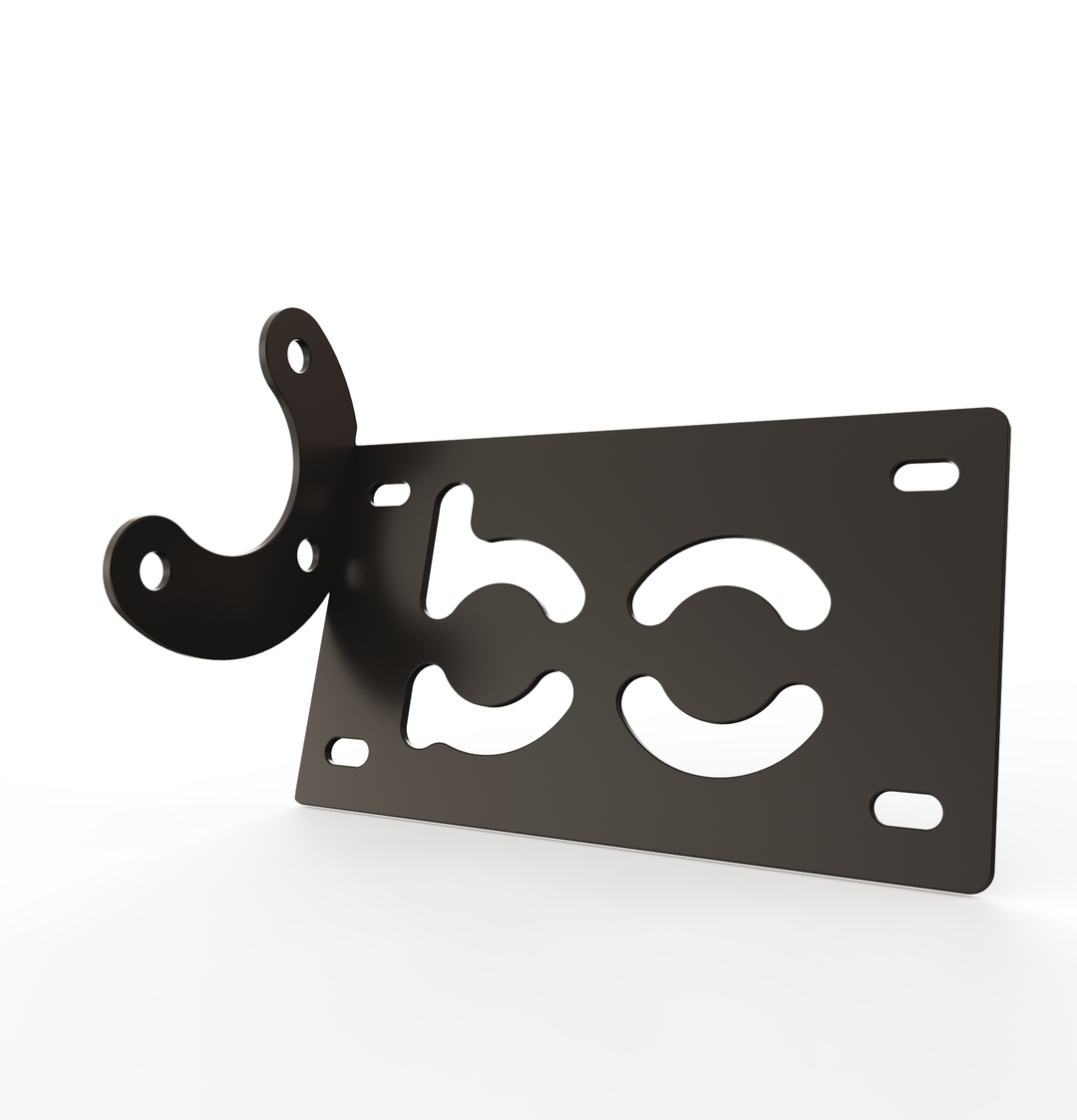 Custom Part Multi Fit Horizontal License plate bracket