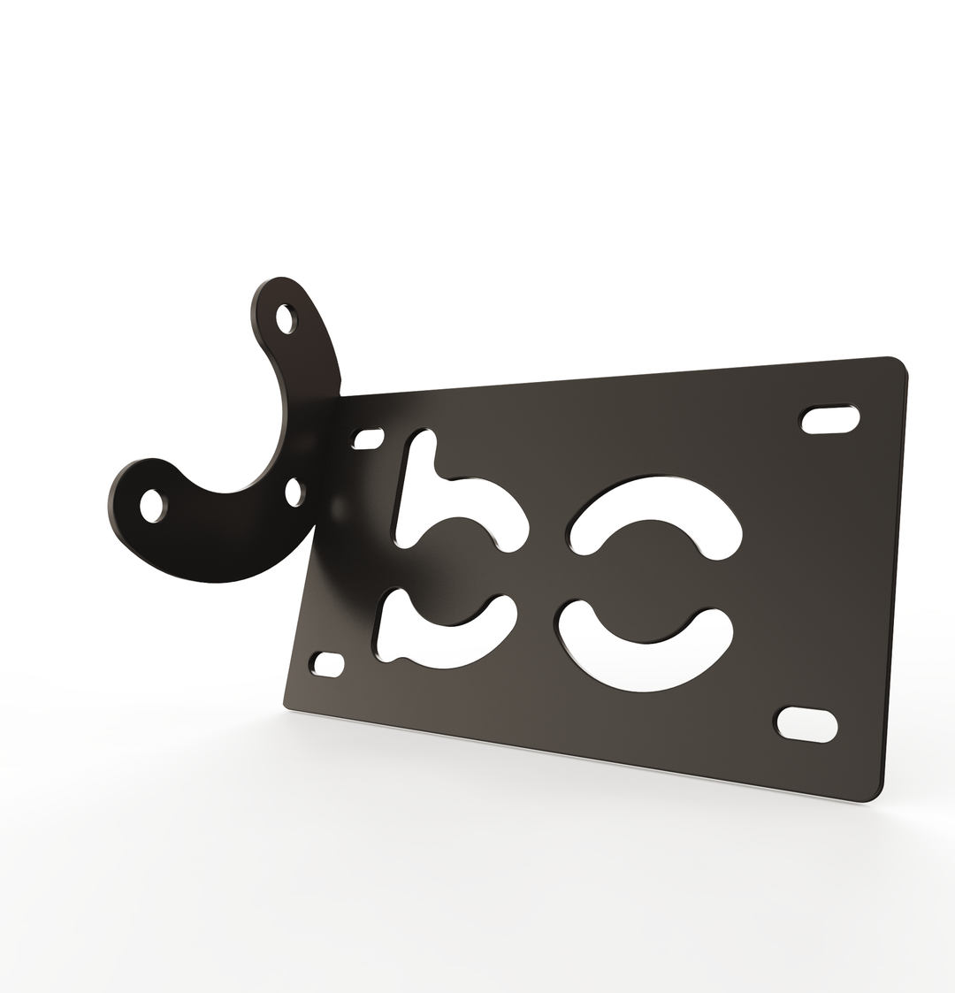 Custom Part Multi Fit Horizontal License plate bracket