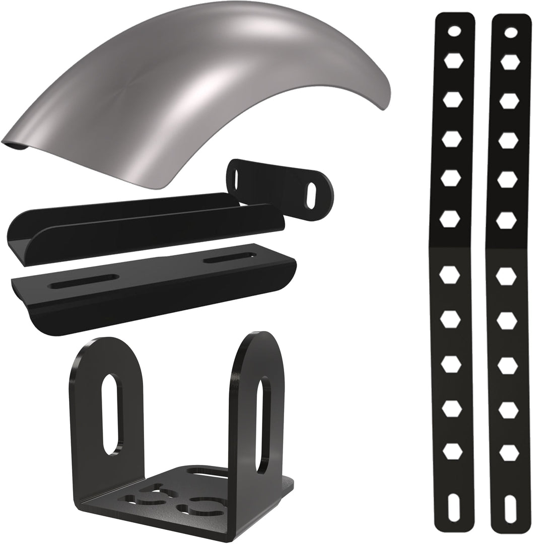Honda Shadow VT1100c2 Rear (STEEL) Fender Combo Kit (Rear Fender + Fender Bracket + Strut Bracket + Struts)