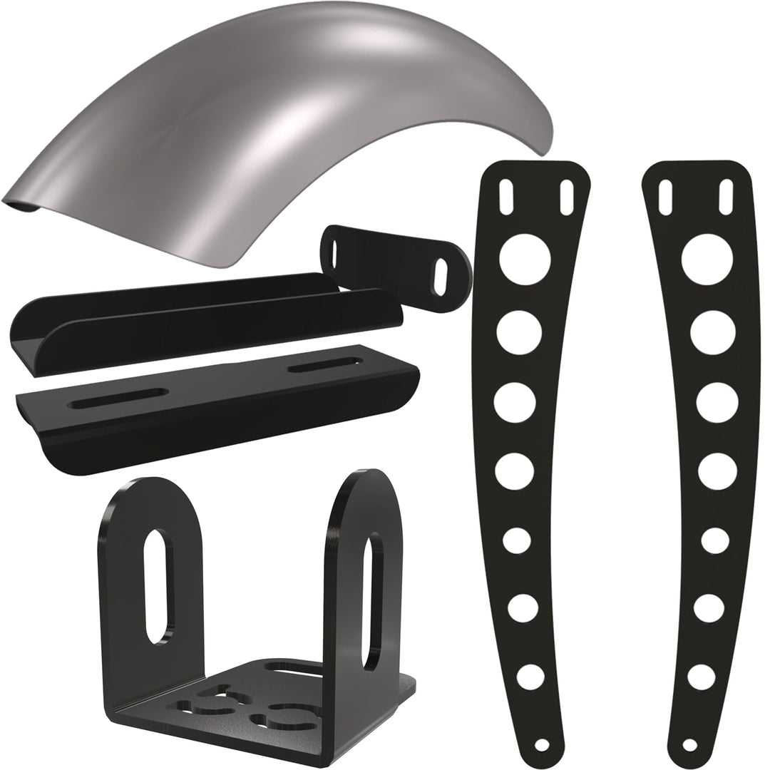 Honda Shadow VT1100c2 Rear (STEEL) Fender Combo Kit (Rear Fender + Fender Bracket + Strut Bracket + Struts)