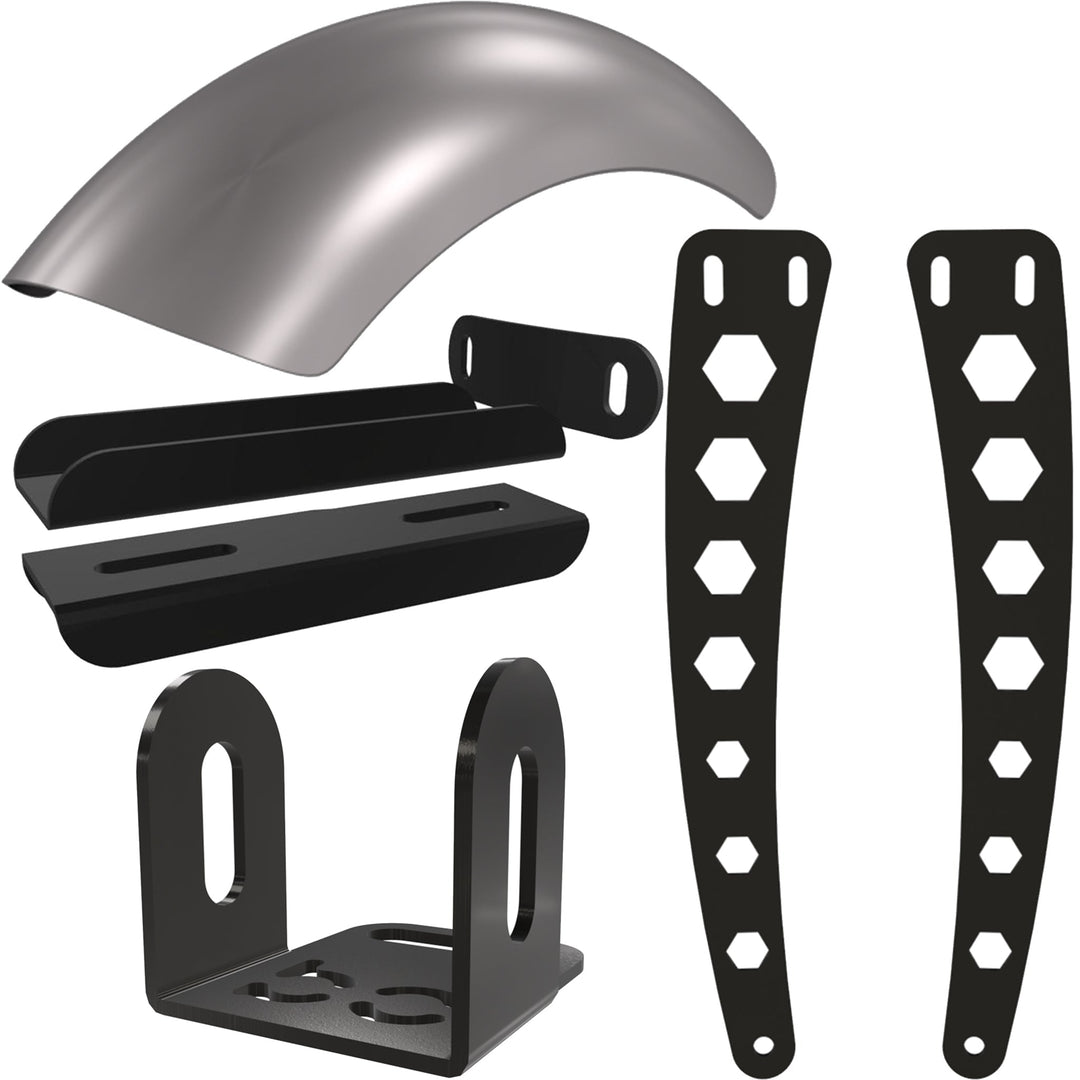 Honda Shadow VT1100c2 Rear (STEEL) Fender Combo Kit (Rear Fender + Fender Bracket + Strut Bracket + Struts)