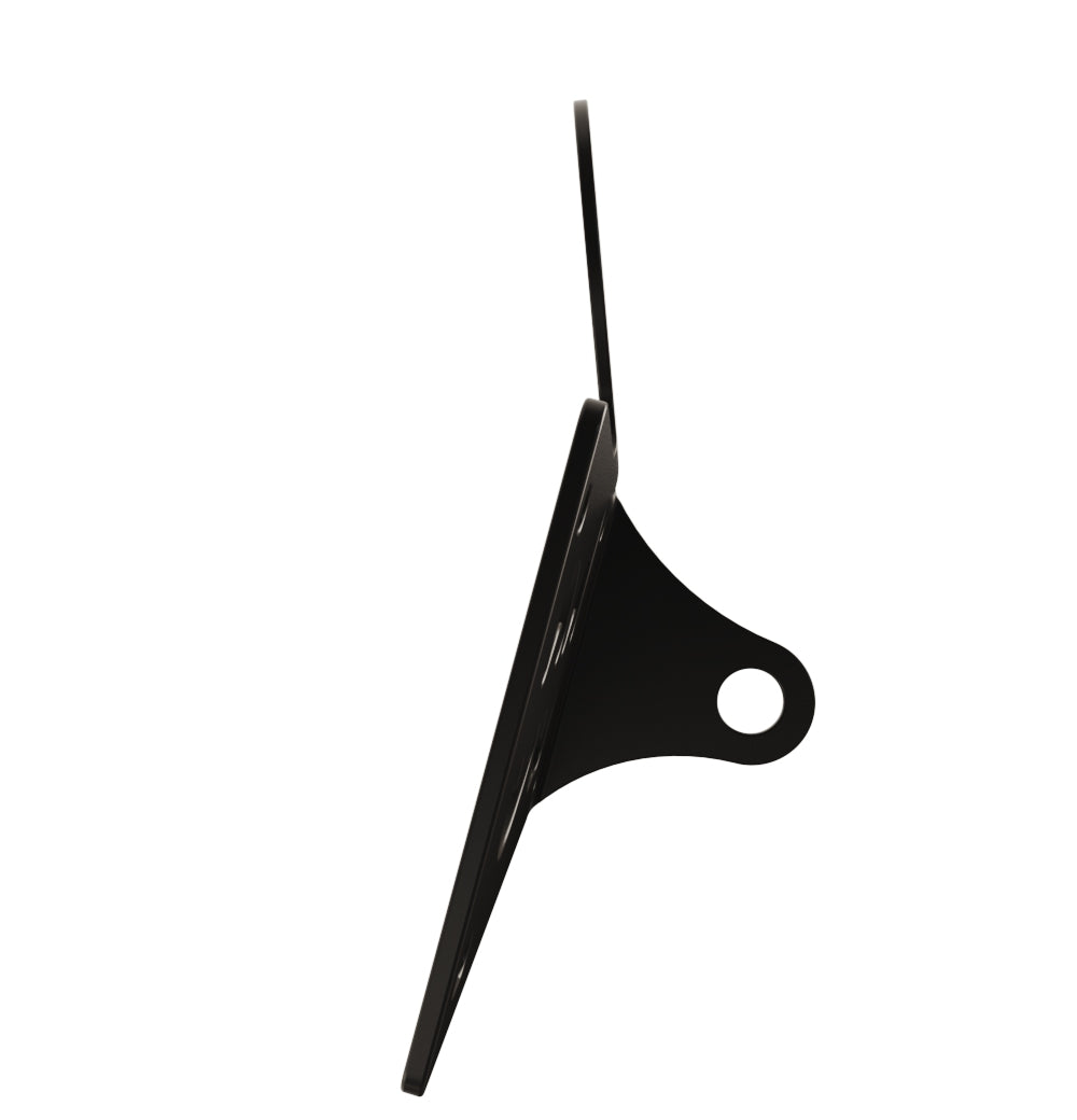 UNIVERSAL Horizontal License plate bracket (Powder Coated) RIGHT SIDE