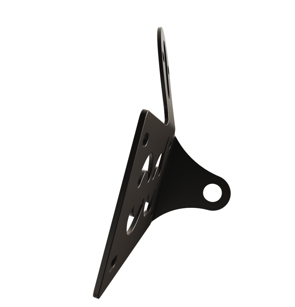 UNIVERSAL Horizontal License plate bracket (Powder Coated) RIGHT SIDE