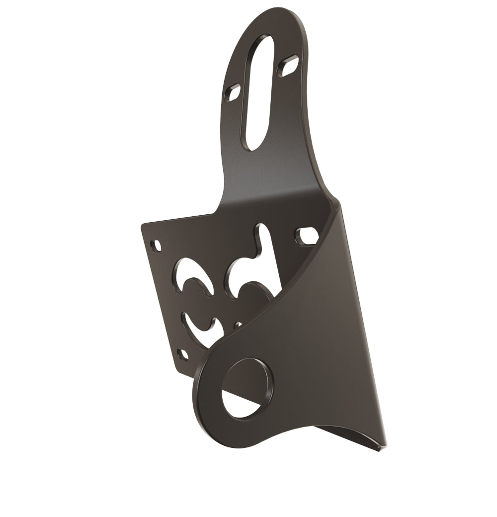 UNIVERSAL Horizontal License plate bracket (Powder Coated) RIGHT SIDE