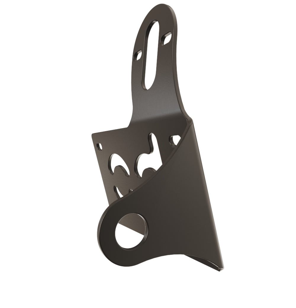 UNIVERSAL Horizontal License plate bracket (Powder Coated) RIGHT SIDE