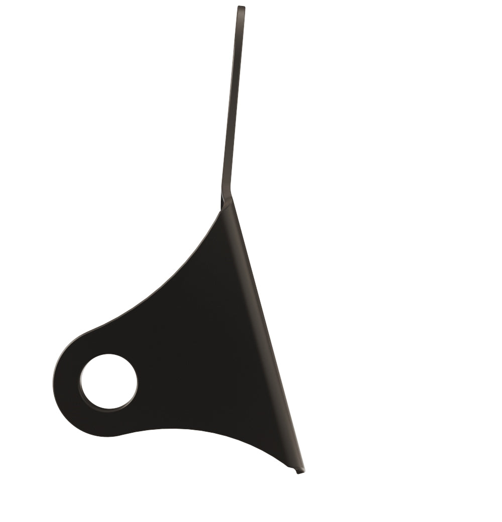 UNIVERSAL Horizontal License plate bracket (Powder Coated) RIGHT SIDE