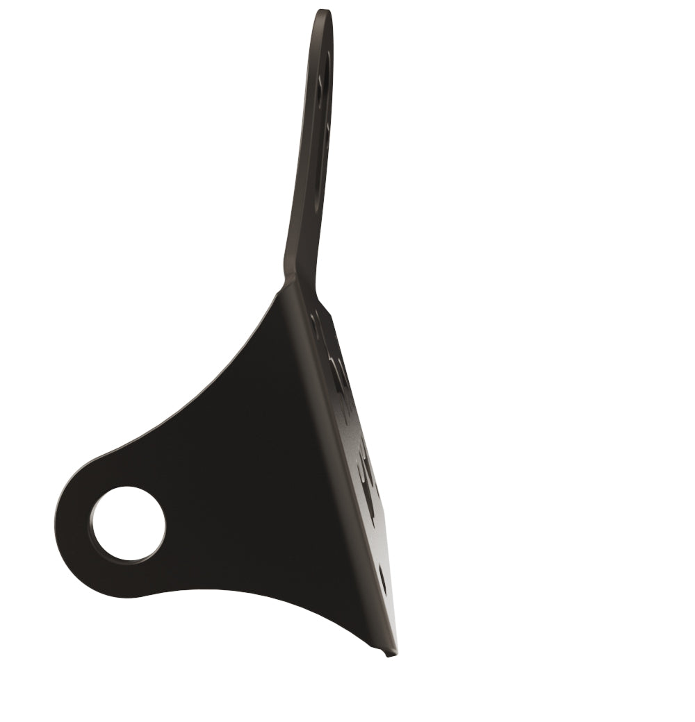 UNIVERSAL Horizontal License plate bracket (Powder Coated) RIGHT SIDE