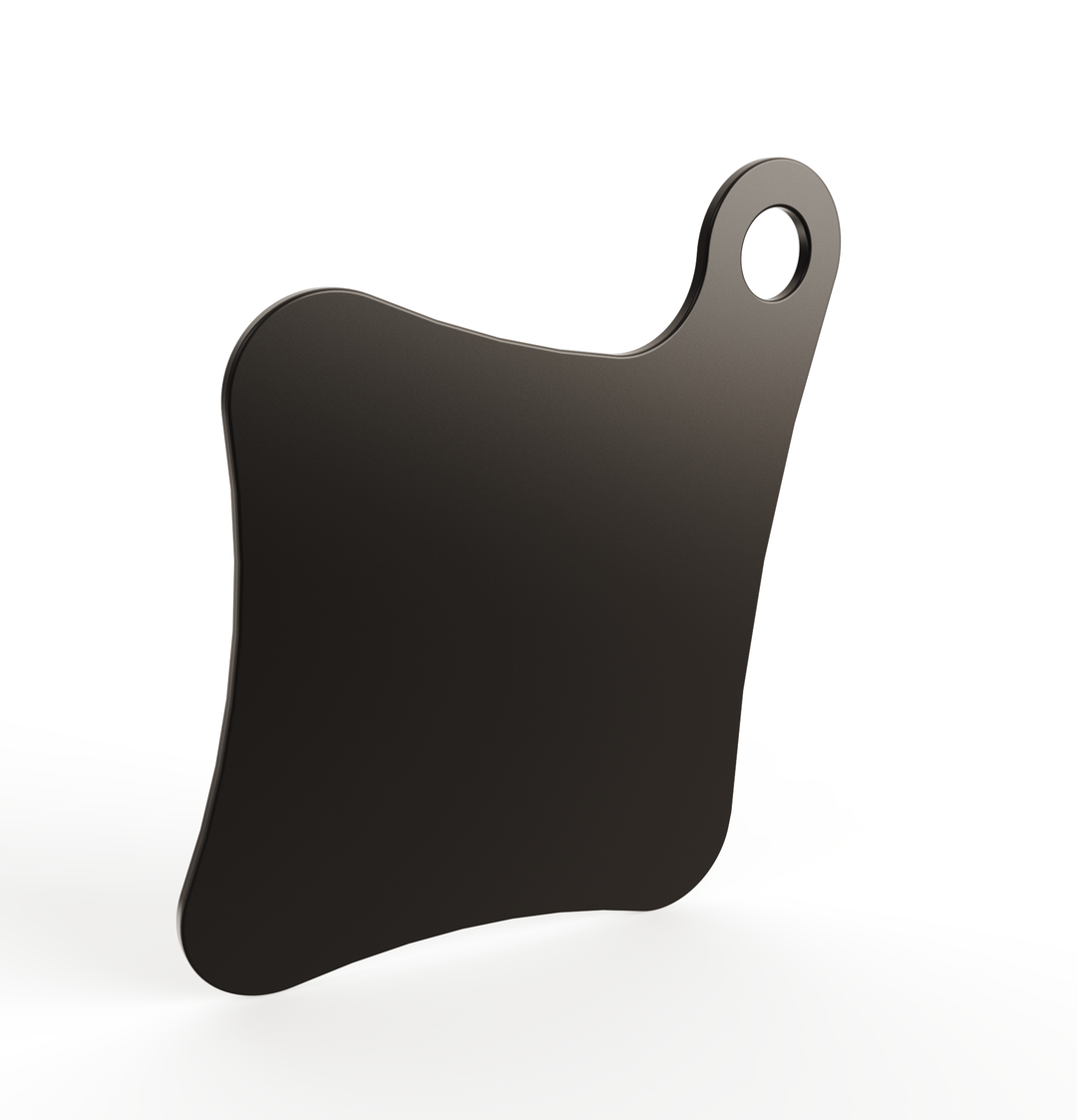 Motorcycle Inspection License Plate 11 gauge / powder coated