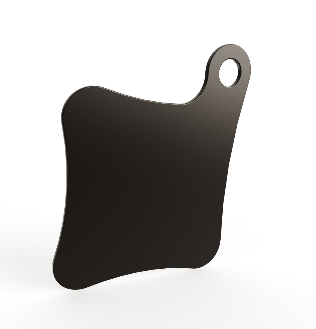 Motorcycle Inspection License Plate 11 gauge / powder coated