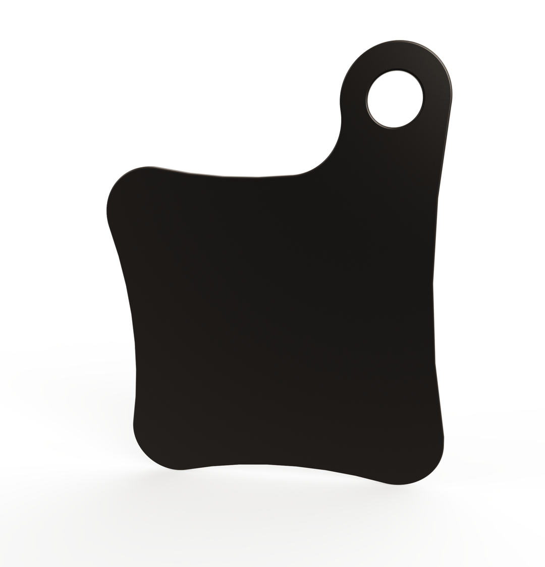 Motorcycle Inspection License Plate 11 gauge / powder coated