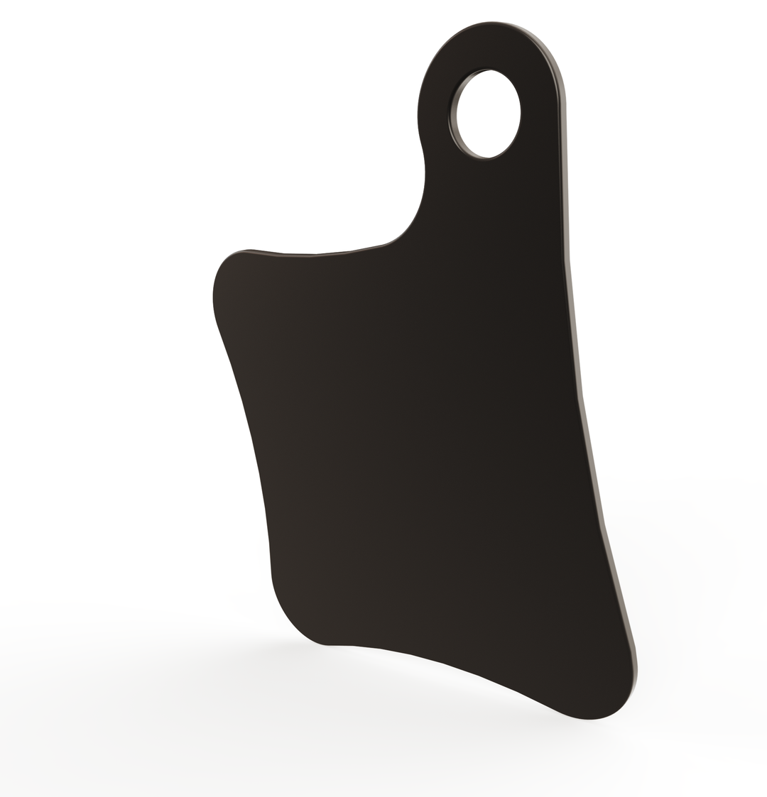 Motorcycle Inspection License Plate 11 gauge / powder coated