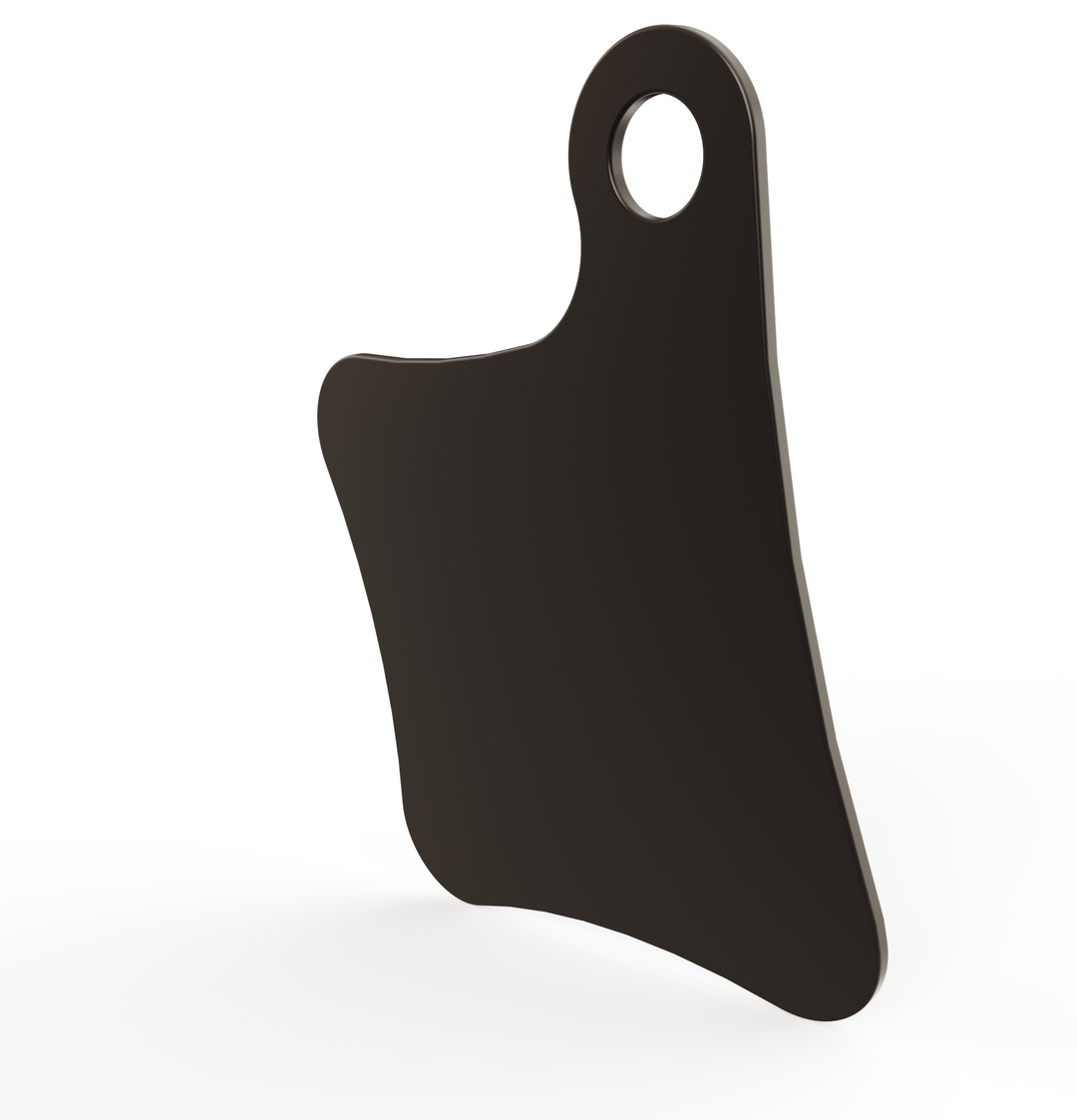 Motorcycle Inspection License Plate 11 gauge / powder coated