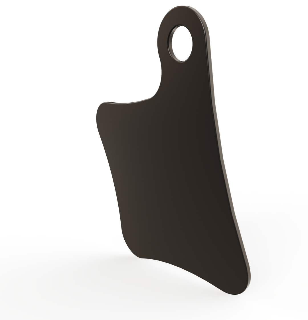 Motorcycle Inspection License Plate 11 gauge / powder coated