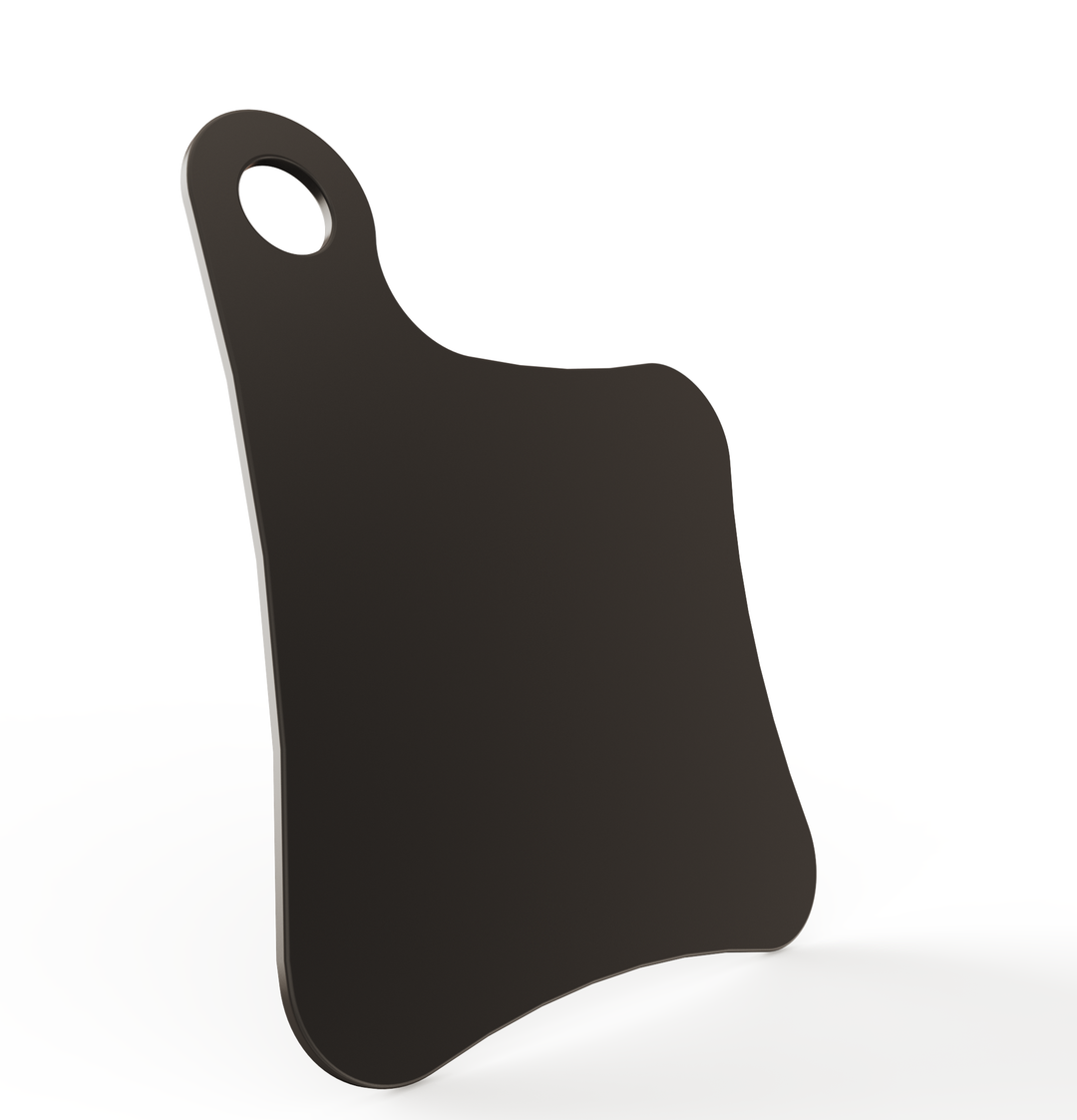 Motorcycle Inspection License Plate 11 gauge / powder coated