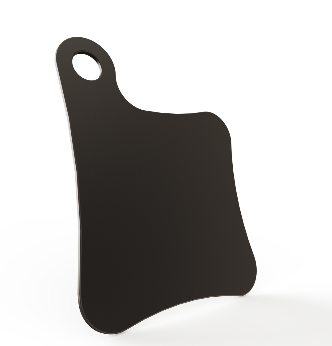 Motorcycle Inspection License Plate 11 gauge / powder coated