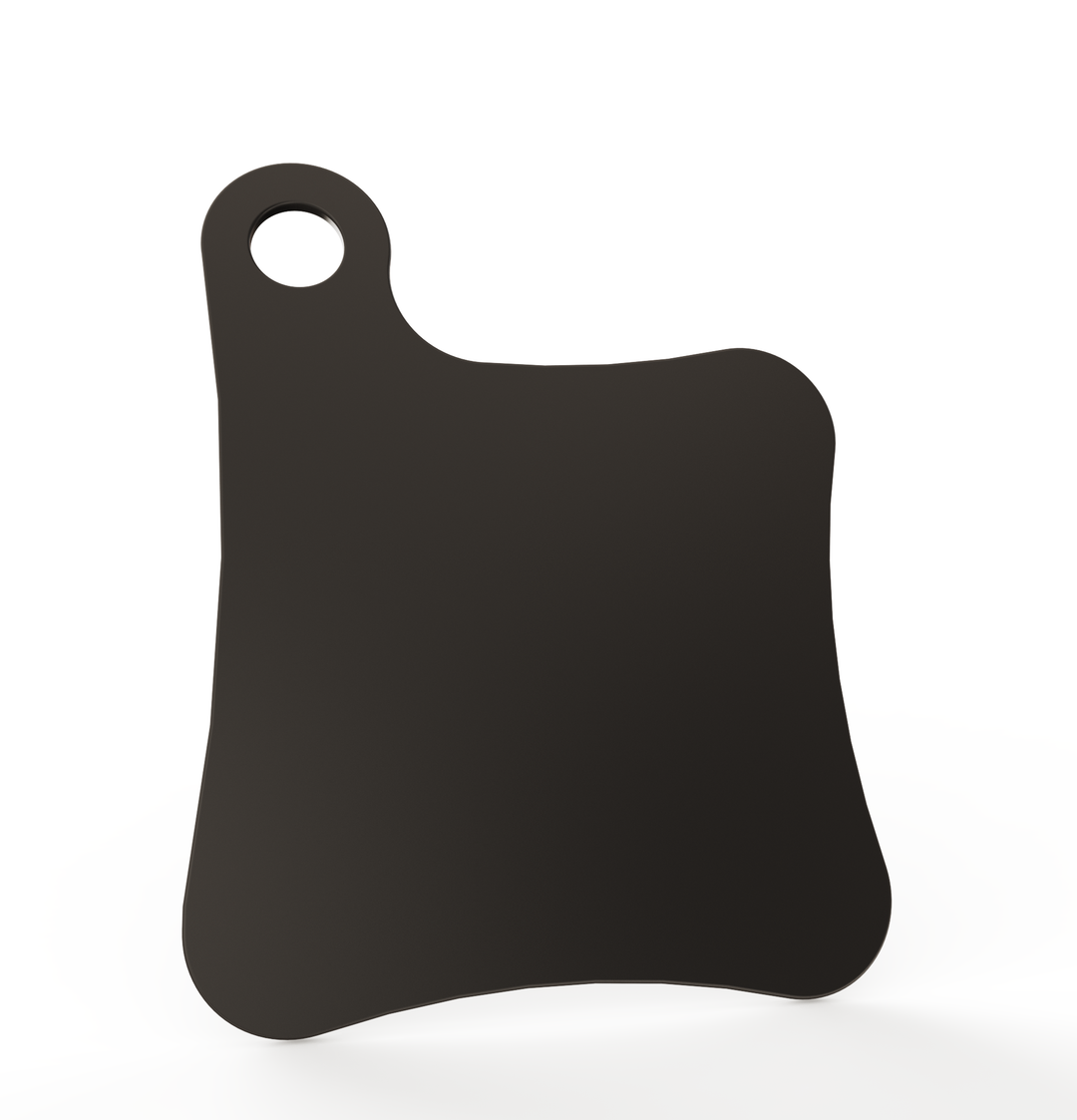 Motorcycle Inspection License Plate 11 gauge / powder coated