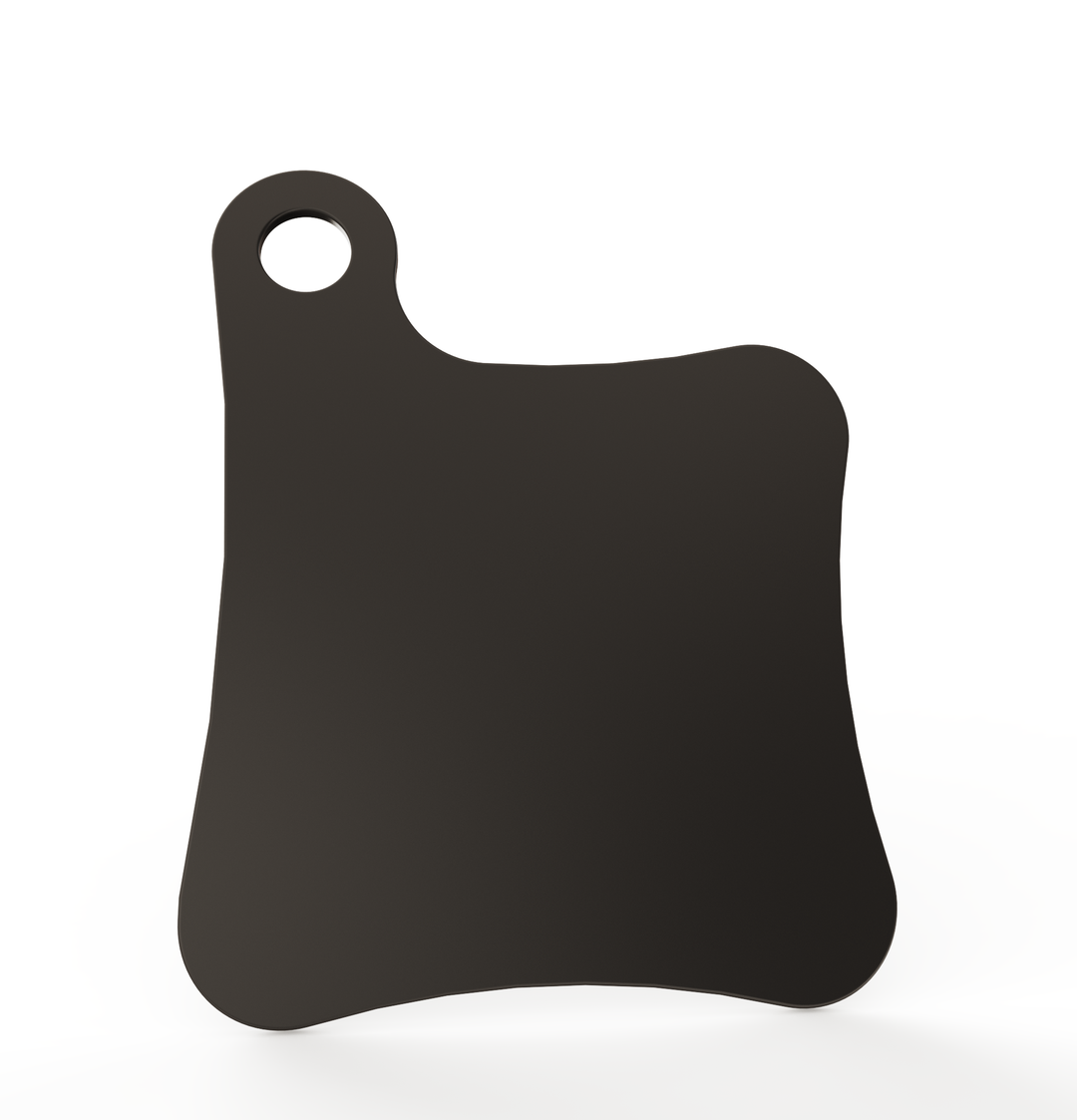 Motorcycle Inspection License Plate 11 gauge / powder coated